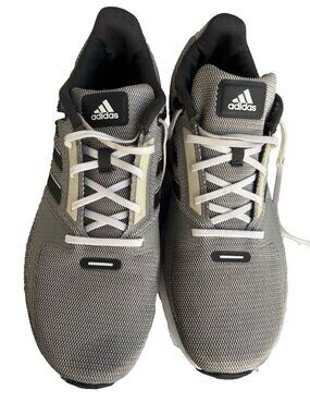 Adidas Men's Sz 12 Running Shoes RunFalcon Gray Athletic Sneakers Primeblue